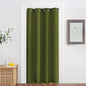 NICETOWN Blackout Doorway Curtain Drape 78 inch Long - Grommet Noise Reducing Thermal Insulated Solid Modern Window Treatments for Bedroom Closet (1 Panel, 52 x 78 Inch, Olive Green)