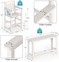 Outdoor Bar Height Table Set, 3 Pcs