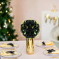Artificial Flower Balls, Black Silk Rose Centerpieces, Set of 6