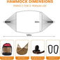 Double Rope Hammock, Handwoven Tan, 550 lb Capacity
