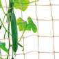 Jute Trellis Netting - Jute Netting for Garden, Heavy Duty Plant Support Netting for Climbing Plants, Cucumber, Vine, Fruits & Vegetables, Climbing Vining Plants (6.6 Ft x 9.8 Ft, 3.9 Inch Squares)
