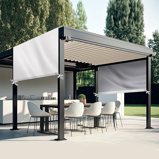 Universal Pergola Replacement Canopy Outdoor Canopy Shade Cover Waterproof Shade Top Cover for Outdoor Patio Porch Backyard(12 x 9 ft,Beige)