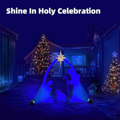 Color LED Spotlight Outdoor 120V 25W, Durable Landscape Spot Light for Yard, Garden, Tree, House, Halloween, Christmas - Ideal Spot Lights, Spotlight Outdoor Decoration