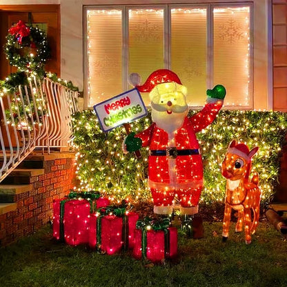 String Lights, 1200 LED, 315 ft Warm White, Remote Control