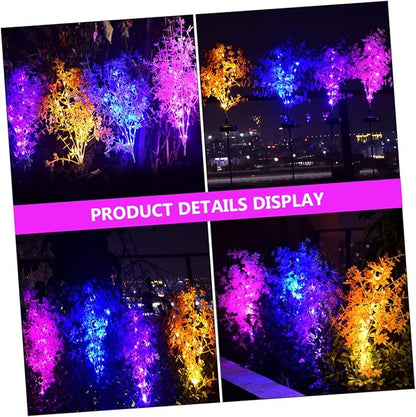 balacoo Led Solar Garden Light Plant Shaped Outdoor Lamp Ornament for Lawn Decoration Durable and Weatherproof Pink Rose Design for Garden Pathway