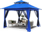 ABCCANOPY Pop Up Gazebo 13x13 - Outdoor Canopy Tent with Mosquito Netting for Patio Garden Backyard (Blue)