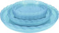 12Pcs Clear Plant Saucer, 6 8 10 Inch Durable Plastic Plant Tray, Round Plant Pot Saucers, Drip Tray for Indoor and Outdoor Garden, Blue