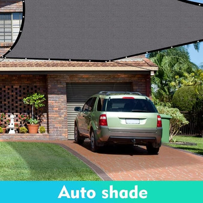 EMERIT 90% Shade Cloth Sun Shade Fabric Privacy Screen Shade Cover for Patio Garden Pergola Shade Cover Canopy with Gromments