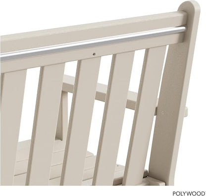 POLYWOOD Vineyard 60-Inch Bench, Sand