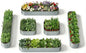 6-Pack 18” Tall Galvanized Raised Garden Beds – New Home Garden Layout, Fits 300 Sq Ft Backyard, 10x2x1.5 & 4x4x1.5 ft Metal Planter Raised Beds Set for Vegetable, Herb & Flower-Brooklyn Grey