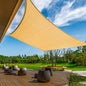 KANAGAWA 9'X13' Sand Custom Size Sun Shade Sail Rectangle UV Block Canopy Cover for Patio Backyard Lawn Garden Outdoor (Customized Available)