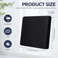 Cushion Covers, 8-Pack Black Stretch-Fit Outdoor Patio Covers