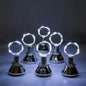 Solar Wine Bottle String Lights, 12 Pack Cool White Diamond