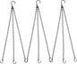 Hanging Baskets Chains 23 Inches 3 Leads Hanging Chains Flower Pot Hanger Replacement Plant Hangers for Planters and Lanterns, Pack of 3 (3 Legs)