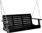 highwood Weatherly Porch Swing, 4 Feet, Black