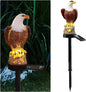 Outdoor Solar Lights, Eagle Solar Lights Outdoor Waterproof Eagle Decoration with Stakes for Garden, Yard, Lawn