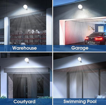 2 Pack 150W LED Barn Light, 20000LM Dusk to Dawn Security Light with 150° Adjustable Angle Photocell, IP66 Waterproof 6500K Daylight Outdoor Lighting for Farmhouse/Yard/Street/Garage