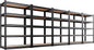 AOAORRG Set of 5 Garage Shelving Heavy Duty Storage Shelves, Metal Adjustable Shelving Unit, Utility Garage Organizer Shelf for Basement, Pantry, Kitchen, Warehouse, 45.6" Wx19.7 Dx78 H