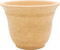 The HC Companies Sierra Round Self-Watering Pot - Lightweight Plastic Planter for Herbs & More - Durable Plant Pots for Indoor Plants & Outdoor Plants (10” Arizona Sand, Pack of 1)