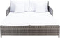 Safavieh Outdoor Collection Cadeo Grey Brown/White Cushion Daybed PAT7500C