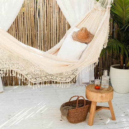 Vivere Authentic Brazilian Elegant Hammock - 450 lb Capacity