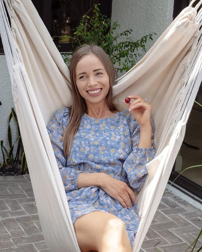 ADVOKAIR Hammock Chair Large 70.9"x47.2", 32% Bigger XXL Hanging Swing Chair with 500lbs Capacity, Heavy Duty Steel Spreader Bar, Extra Roomy Comfort for Adult Indoor Outdoor Bedroom Patio
