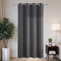 Joydeco Blackout Patio Sliding Door Curtains 96 Inches Long, Grommet Privacy Room Divider Curtains, Extra Wide Thermal Blackout Drapes for Bedroom Living Room (Grey, 60Wx96L, 1 Panel)