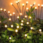 Solar Garden Lights,Solar Firefly Lights,8 Pack 64 Heads Solar Lights Outdoor Decorative,Sway by Wind, High Flexibility Iron Wire & Heavy Bulb Base,Yard Patio Pathway Lawn