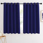 NICETOWN Blackout Curtains 54 Inches Long, Thermal Insulated Room Darkening Curtains for Bedroom, Window Treatment Drapes for Living Room Nursery (W66 x L54 Inch, Navy Blue, 1 Panel)