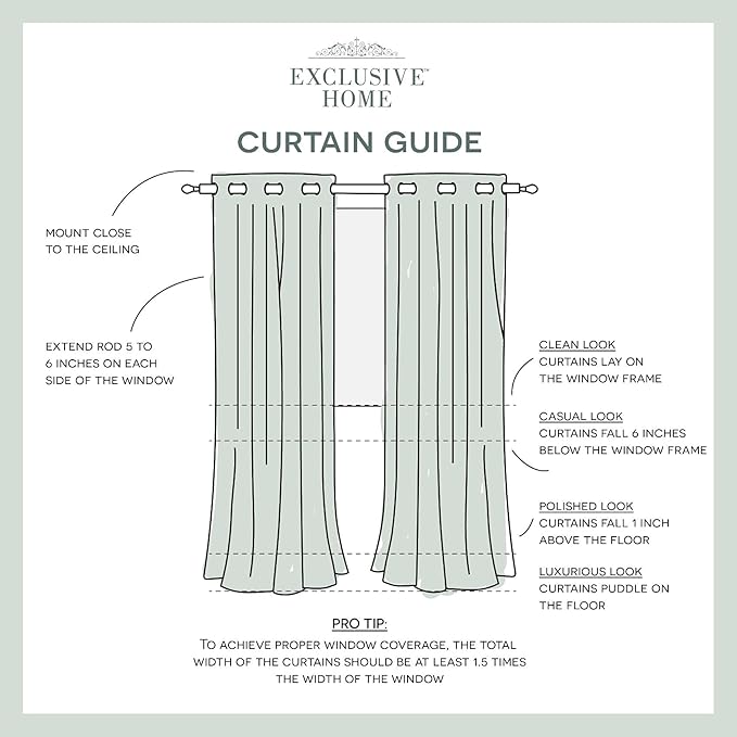 Exclusive Home Canopy Stripe Indoor/Outdoor Grommet Top Curtain Panel, 54"x84", Teal / White, Set of 2