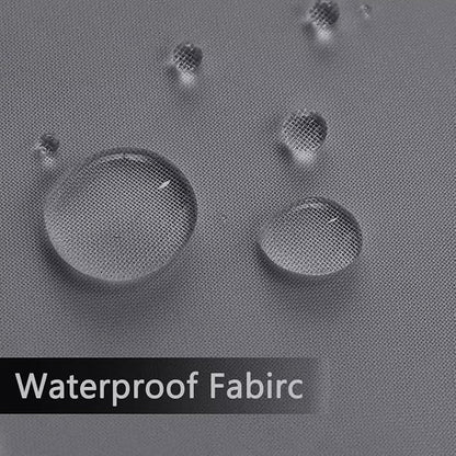 SpaceDresser Waterproof Outdoor Sheer Curtains for Patio - 2 Panels Rod Pocket Indoor Voile Sheer Curtain for Living Room,100W x 84L inch, Grey