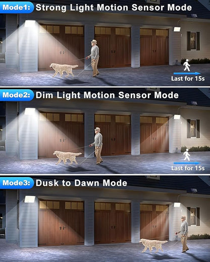 Outdoor Solar Lights, Split Solar Motion Sensor Outdoor Lights with Remote Control, IP65 Waterproof Solar Lights, 172LED 3Modes Solar Flood Lights for Yard,Patio,Garden,Garage, 4 Pack