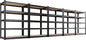AOAORRG Set of 5 Garage Shelving Heavy Duty Storage Shelves, Metal Adjustable Shelving Unit, Utility Garage Organizer Shelf for Basement, Pantry, Kitchen, Warehouse, 45.6" Wx17.7 Dx71.2 H, Black