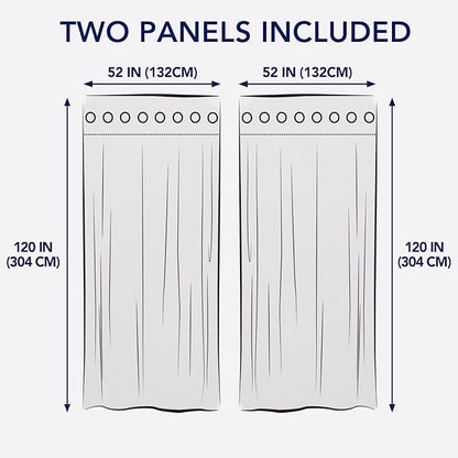 PureFit Outdoor Curtains for Patio Waterproof – Weatherproof, UV and Fade Resistant Outside Curtains for Gazebo, Front Porch, Pergola, Sun Blocking Privacy Curtain, 52W x 120L inch, Set of 2, Beige