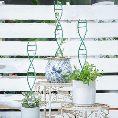 Indoor Plant Trellis for Potted Plants - Upgraded Metal Spiral Design for Climbing Plants, Durable Powder Coated Support for Small Houseplant Pots, Ideal for Indoor & Outdoor Use