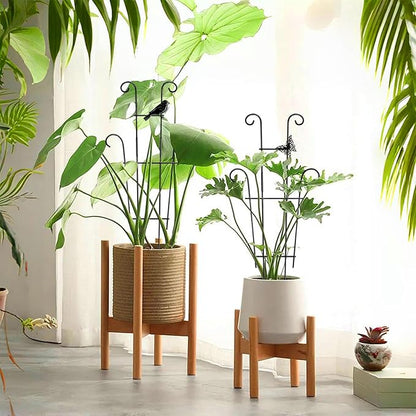 23in Plant Trellis Indoor, Trellis for Potted Plants with Bird, Garden Trellis Climber Support for Climbing Plants Pothos Hoya Vine