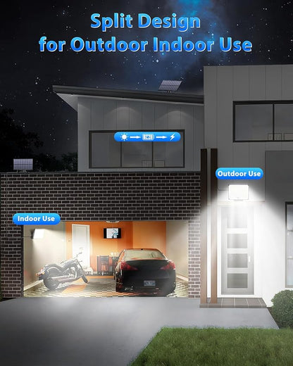 Outdoor Solar Lights, Split Solar Motion Sensor Outdoor Lights with Remote Control, IP65 Waterproof Solar Lights, 172LED 3Modes Solar Flood Lights for Yard,Patio,Garden,Garage, 4 Pack