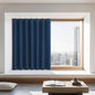 NICETOWN Blackout Curtains 72 inches Long, Grommet Privacy Window Thermal Insulated Room Darkening Sliding Glass Door Drape for Bedroom Living Room, 1 Panel, W100 x L72, Moroccan Blue