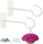 Plant Hook 6inch,Plant Hanger Shepherds Plant Bracket for Wall Hanging Wind Chimes Lanterns,Bird Feeder,Flower Basket,Home Decor Indoor & Outdoor 2 Pack