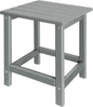 Outdoor Side Tables Adirondack, HDPE Small Table for Patio,Outside End Table for Porch, Deck, Pool, Weather Resistant/Easy Maintenance