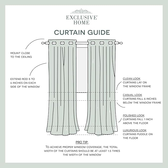 Exclusive Home Cabana Solid Indoor/Outdoor Light Filtering Hook-and-Loop Tab Top Curtain Panel Pair, 54"x108", Mecca Orange