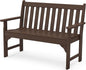 POLYWOOD GNB48MA Vineyard 48" Bench, Mahogany