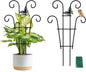 Coomin 14.5 Butterfly Indoor Plant Trellis for Potted Plants, Small Metal House Plant Trellis for Climbing Plants, Climber Plant Support for Hoya Pothos Ivy, 2p