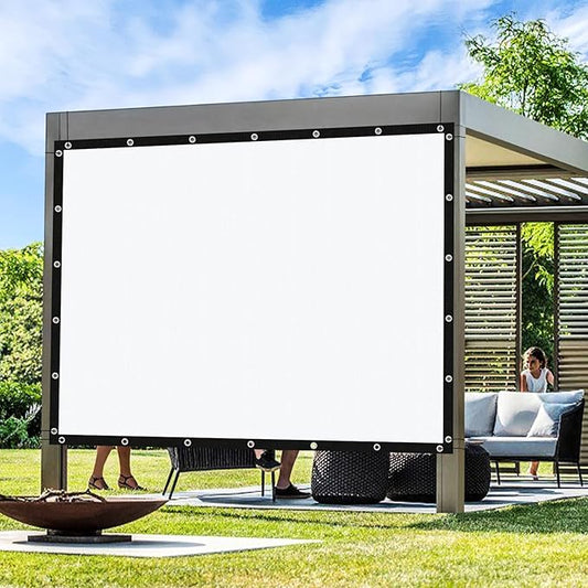 Artpuch Outdoor Pergola Shade Cover 9' X 10' Sun Shade Cloth with Grommets, 90% UV Protection Canopy Patio Privacy Screen (Customized Available) GN107, White