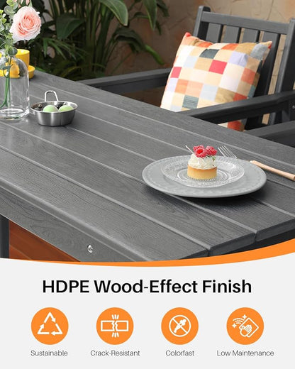 41" Outdoor Bar Table, HDPE Adirondack Outdoor Bar Table, All Weather Outside - Image 4