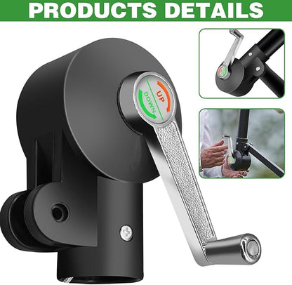 Cantilever Umbrella Parts, Adjustable Patio Umbrella Replacement Parts Umbrella Stand Parts, Suitable for Courtyard Garden and Beaches Umbrella Holder Outdoor Patio Umbrella Holder Rocking Handle