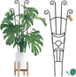 32.6in Monstera Plant Support Stakes for Indoor Plants, Metal Garden Plant Trellis for Climbing Plants, Pothos Vine Snake Climber Support，2p