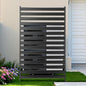 VEVOR Metal Privacy Screen, 38" W x 60" H Freestanding Modern Privacy Fence, Garden Divider Panel with Extended Ground Stakes & Panel Height Adjustable, Freestanding Outdoor Divider for Garden, Indoor
