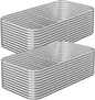2 Pack Tall 8x3FT Corrugated Galvanized Steel Raised Garden Bed Outdoor, Metal Above Ground Garden Bed for Vegetables and Flowers, Raised Beds for Gardening