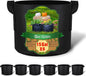 Gardzen 6-Pack 15 Gallon Grow Bags, Aeration Fabric Pots with Handles, Heavy Duty Cloth Pots for Plants